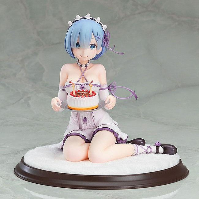 Rem Birthday Cake Statue / Kadokawa, 13 cm