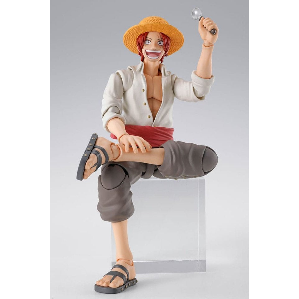 Shanks & Monkey D. Luffy Childhood Version / S.H. Figuarts Actionfigur / 14 & 8 cm