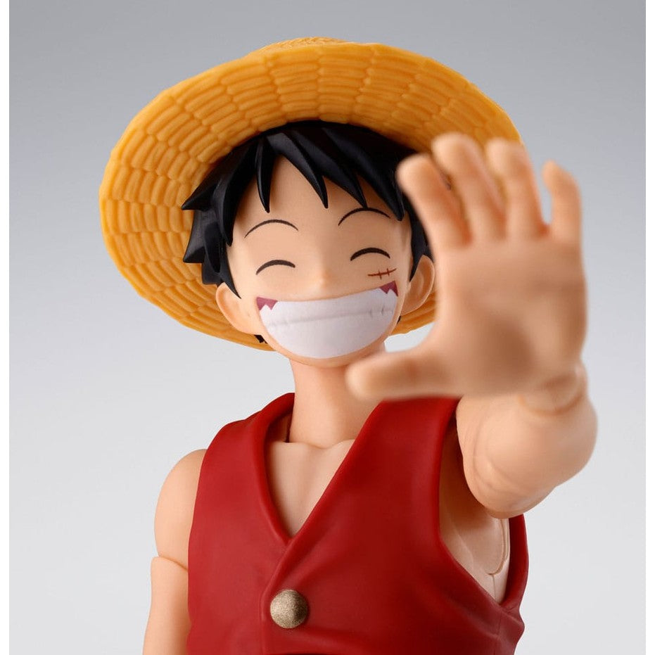 Shanks & Monkey D. Luffy Childhood Version / S.H. Figuarts Actionfigur / 14 & 8 cm