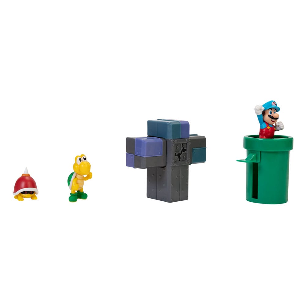 Super Mario Minifiguren Diorama Set Underground / Jakks Pacific / 6 cm
