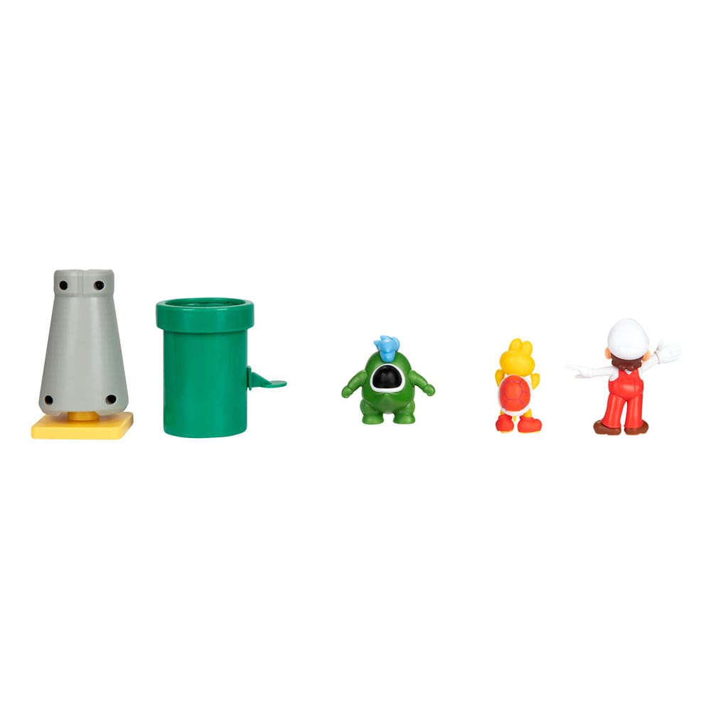 Super Mario Minifiguren Diorama Set: Wüste / Jakks Pacific / 6 cm