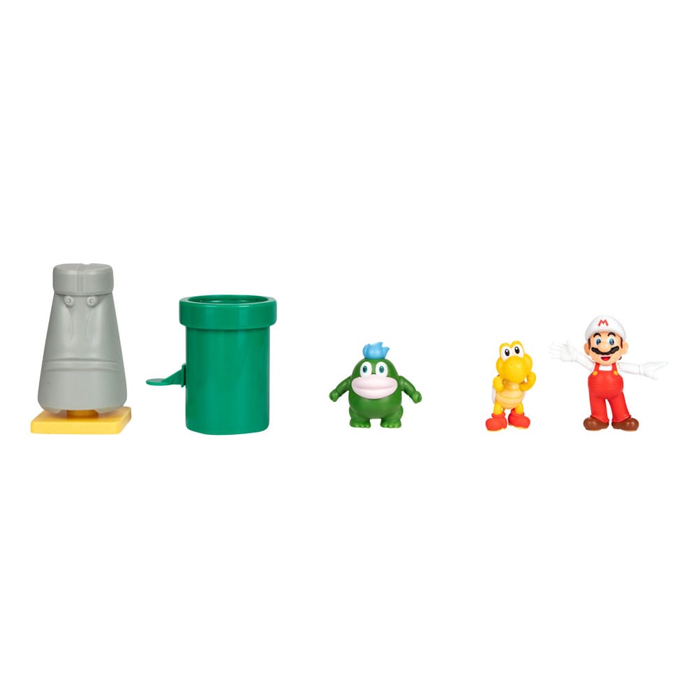 Super Mario Minifiguren Diorama Set: Wüste / Jakks Pacific / 6 cm