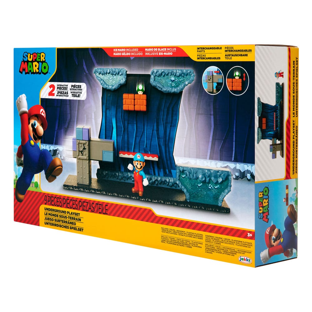 Super Mario Minifiguren Spielset Underground / Jakks Pacific