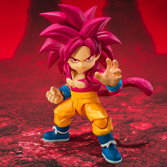 Super Saiyan Level 4 Son Goku mini / S.H. Figuarts Actionfigur / 8 cm