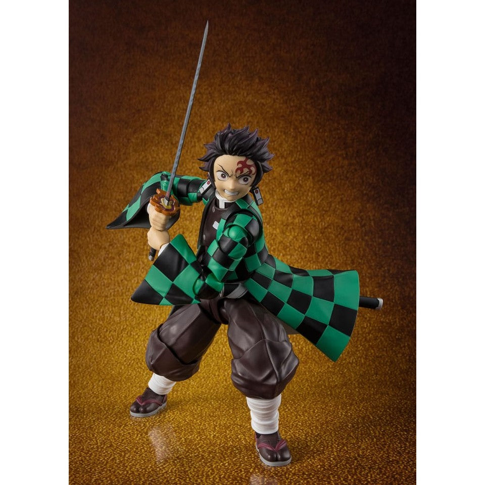 Tanjiro Kamado / Demon Slayer: Kimetsu no Yaiba / S.H. Figuarts Actionfigur / 14 cm