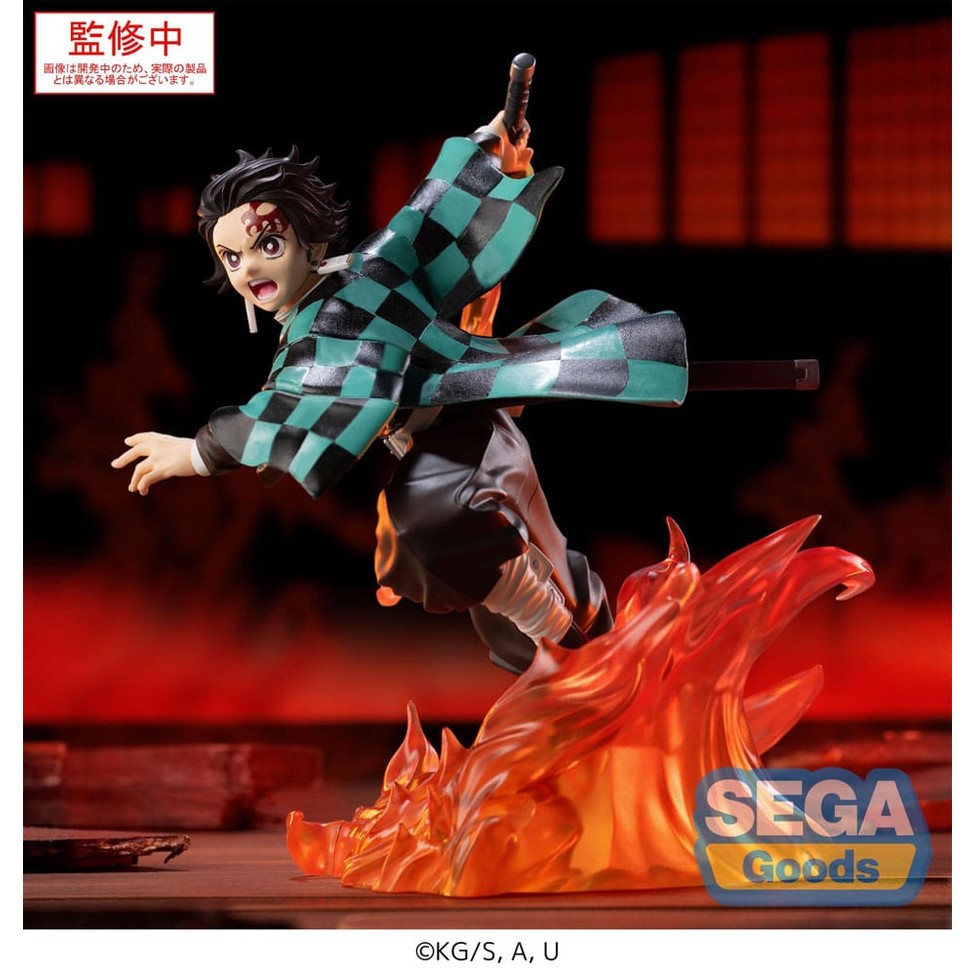 Tanjiro Kamado PVC Statue / Demon Slayer: Kimetsu no Yaiba / aus Segas Xross Link Reihe / 15 cm