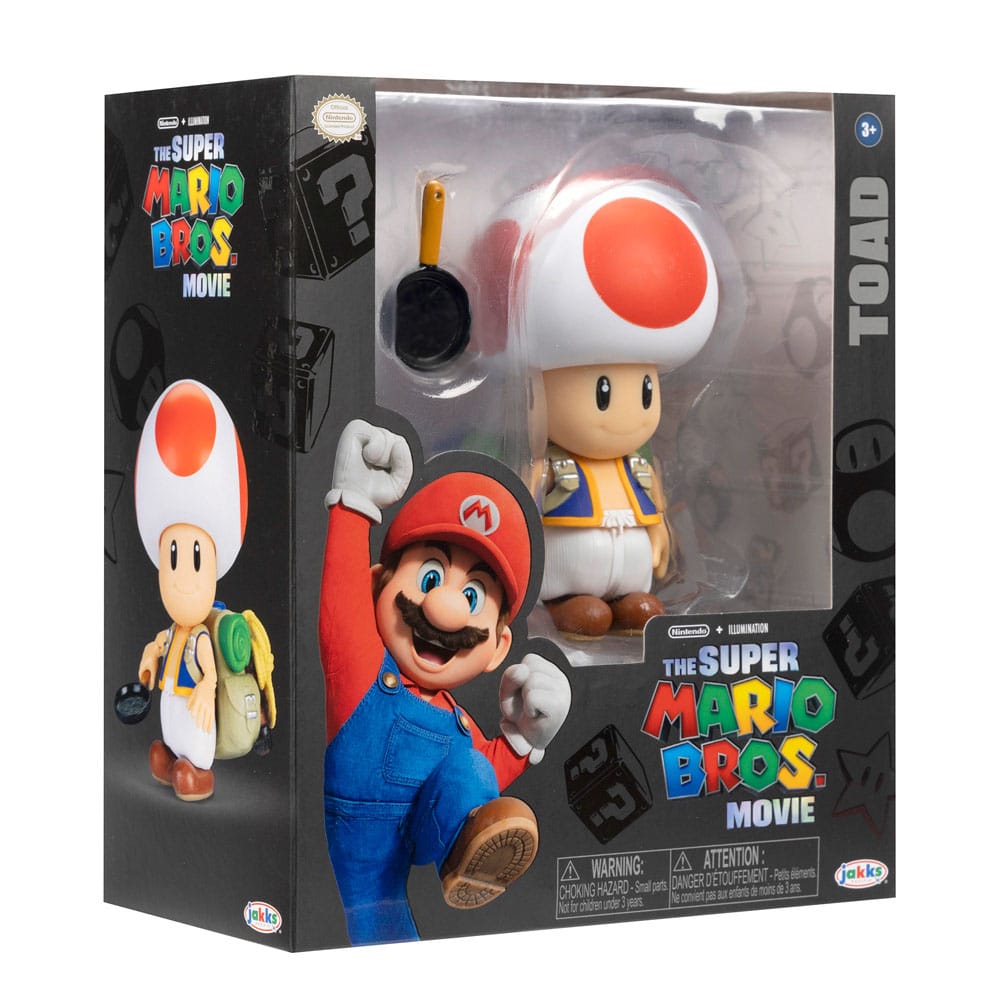 Toad Actionfigur / Super Mario Bros. Movie / 13 cm