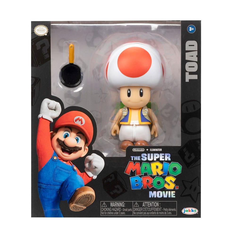 Toad Actionfigur / Super Mario Bros. Movie / 13 cm