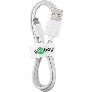 USB Kabel A auf Micro-USB 2m weiß