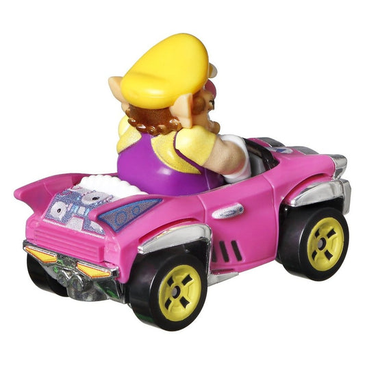 Wario im Bandwagon Die-Cast Fahrzeug / Mario Kart Hot Wheels / Mattel / 1:64