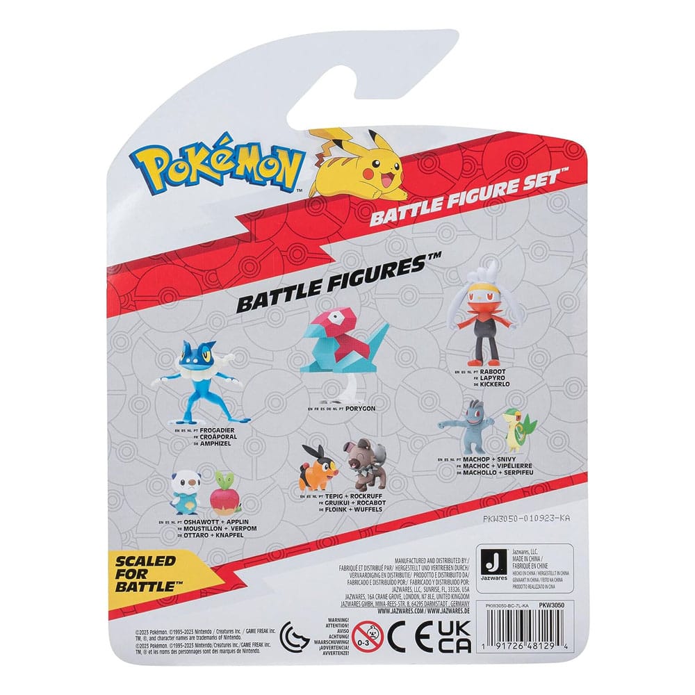 Wolly, Kanivnaha & Blitza Pokémon Battlefiguren 5 cm