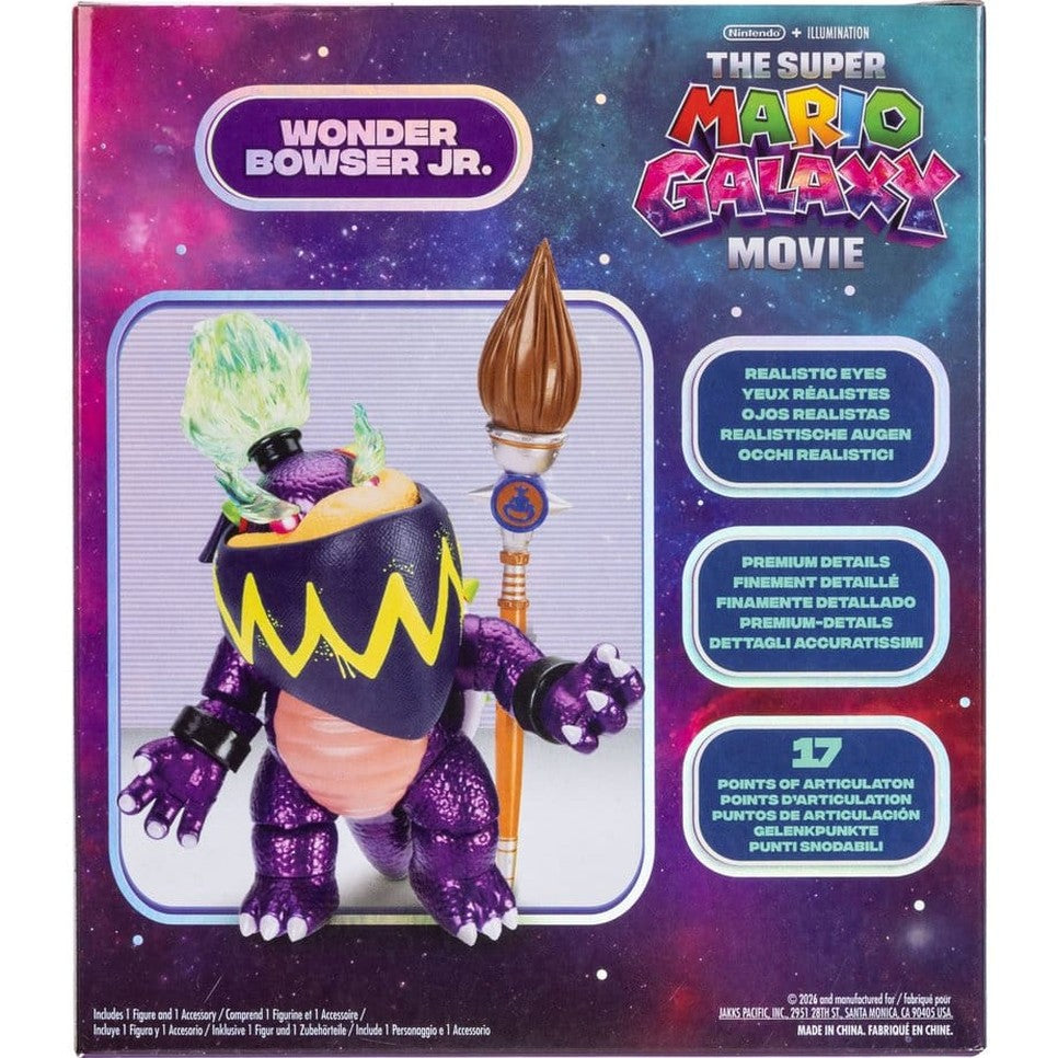 Wonder Bowser Jr. Actionfigur / Film Version / Der Super Mario Galaxy Film / Jakks Pacific / 13 cm