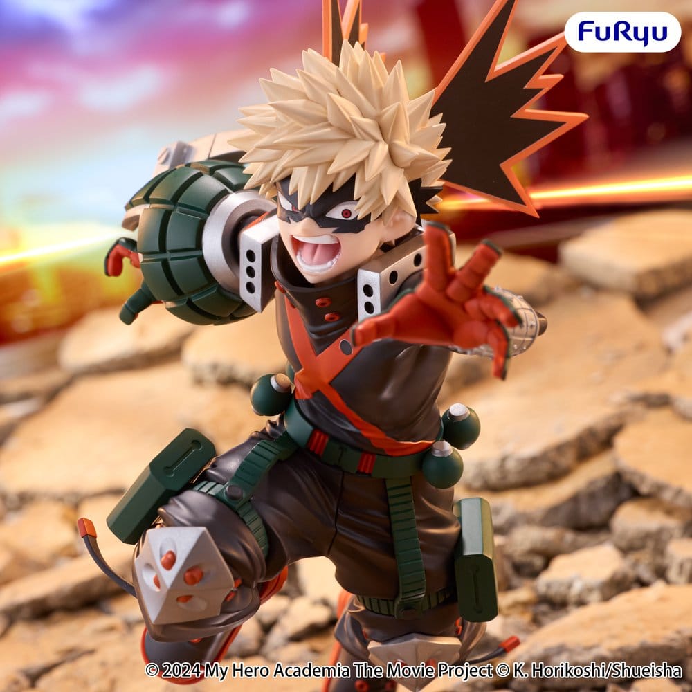Katsuki Bakugo PVC Statue / My Hero Academia: You're Next / FuRyu Muchute / 25 cm