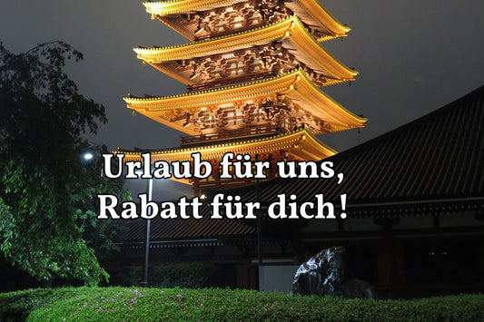 Betriebsferien und Rabatt
