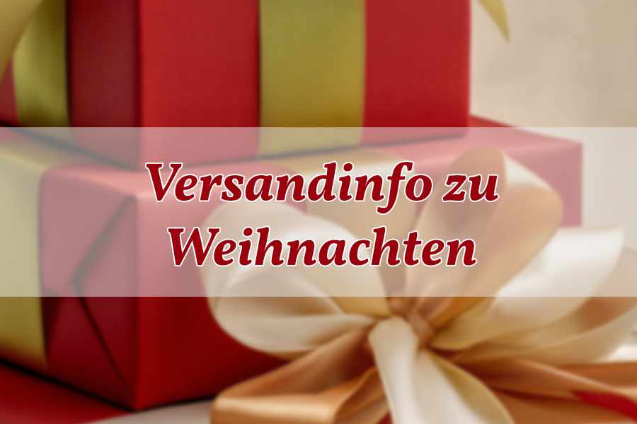 Versandinfo zu Weihnachten