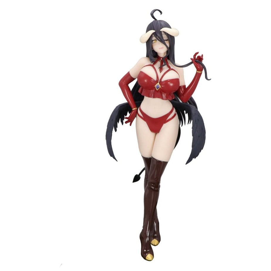 Albedo PVC Statue / Red Version / Overlord / FuRyu BiCute Dark / 26 cm