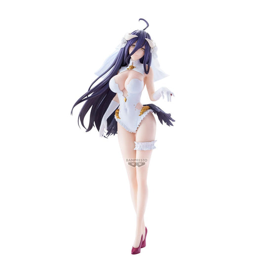 Albedo Wedding Version Statue / Overlord / Glitter&Glamours / Banpresto / 27 cm