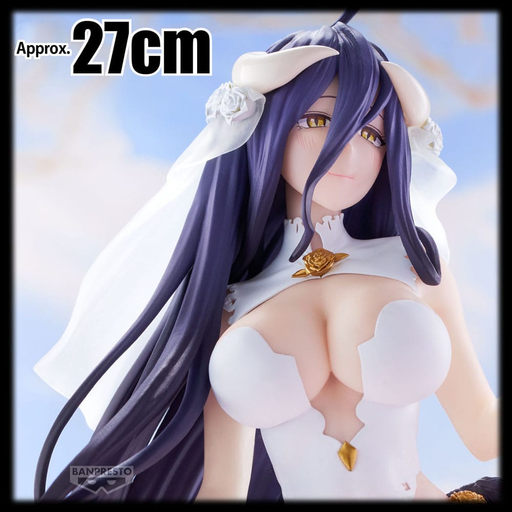 Albedo Wedding Version Statue / Overlord / Glitter&Glamours / Banpresto / 27 cm