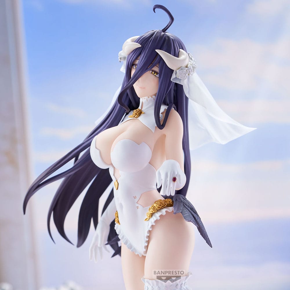 Albedo Wedding Version Statue / Overlord / Glitter&Glamours / Banpresto / 27 cm