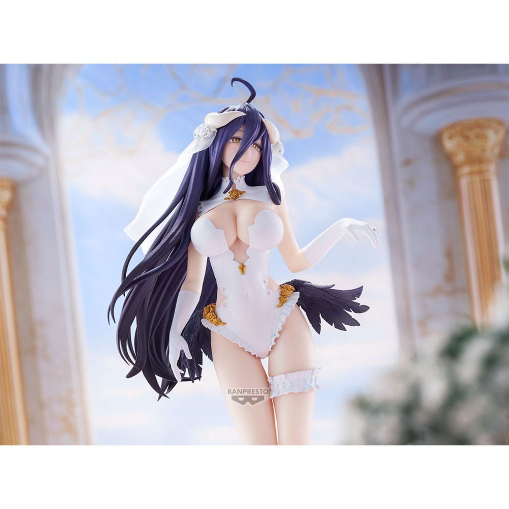 Albedo Wedding Version Statue / Overlord / Glitter&Glamours / Banpresto / 27 cm
