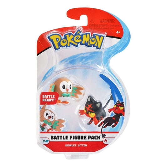 Bauz und Flamiau Pokémon Battlefiguren 3-4 cm