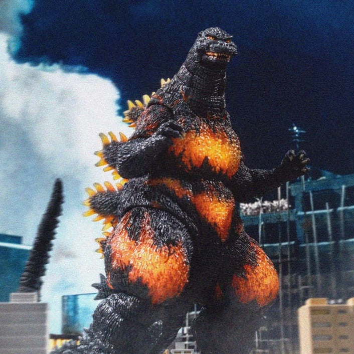 Burning Godzilla Actionfigur / Godzilla vs. Destoroyah 1995 / Hiya Toys Exquisite Basic / 18 cm