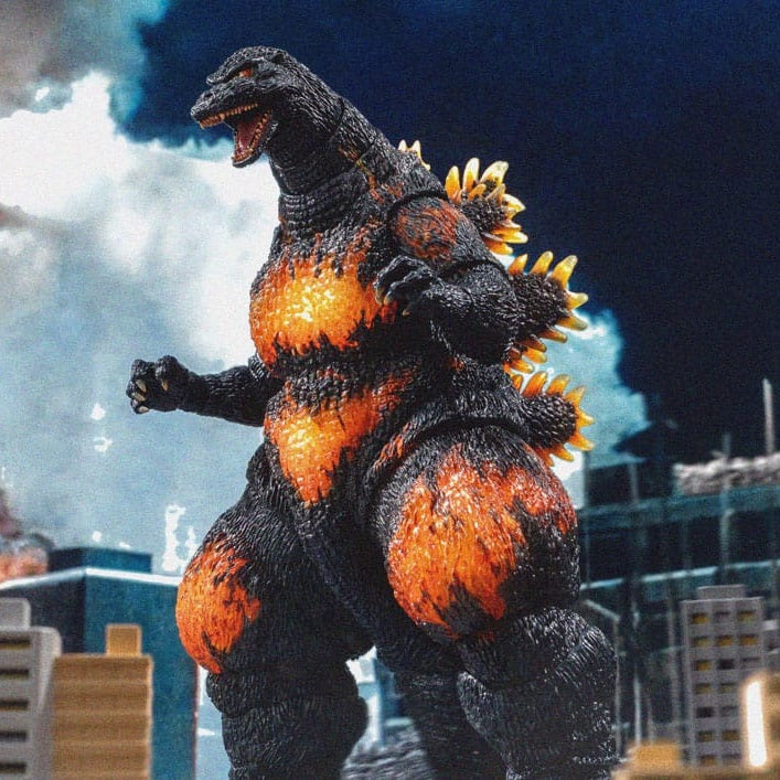 Burning Godzilla Actionfigur / Godzilla vs. Destoroyah 1995 / Hiya Toys Exquisite Basic / 18 cm