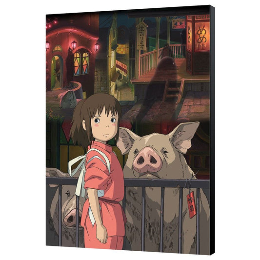 Chihiros Reise ins Zauberland Holzdruck Chihiro 35 x 50 cm