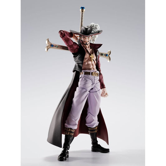 Dracule Mihawk Hawkeye / One Piece / S.H. Figuarts Actionfigur / 17 cm
