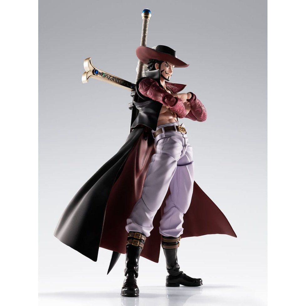 Dracule Mihawk Hawkeye / One Piece / S.H. Figuarts Actionfigur / 17 cm