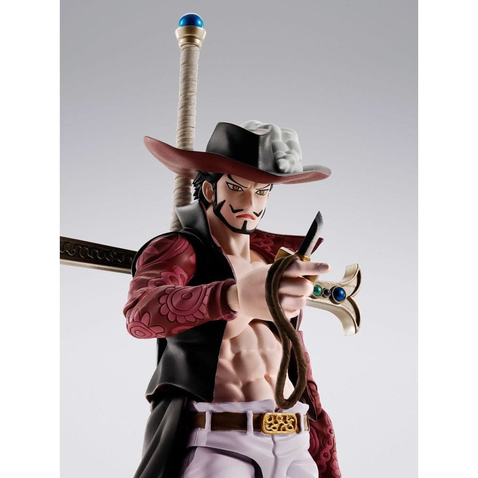 Dracule Mihawk Hawkeye / One Piece / S.H. Figuarts Actionfigur / 17 cm