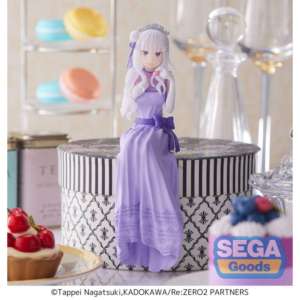 Emilia Dressed-Up Party Statue / Sega / 14 cm