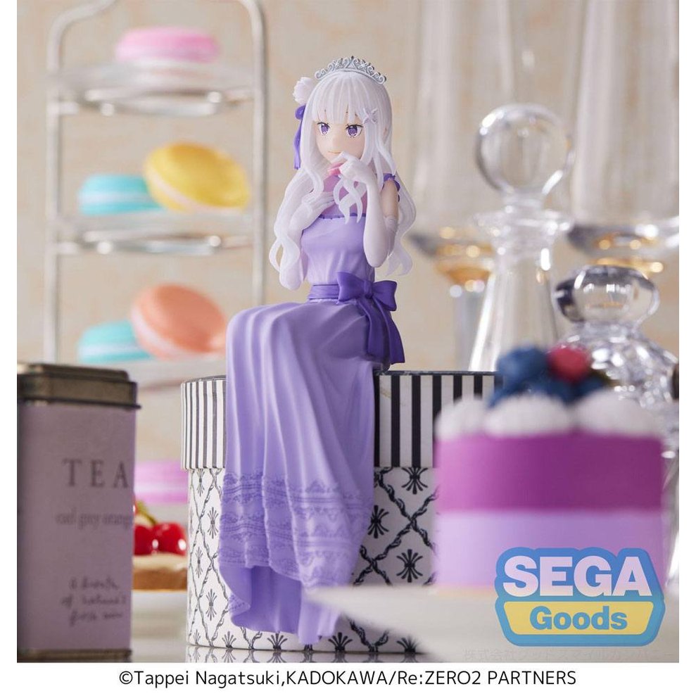 Emilia Dressed-Up Party Statue / Sega / 14 cm