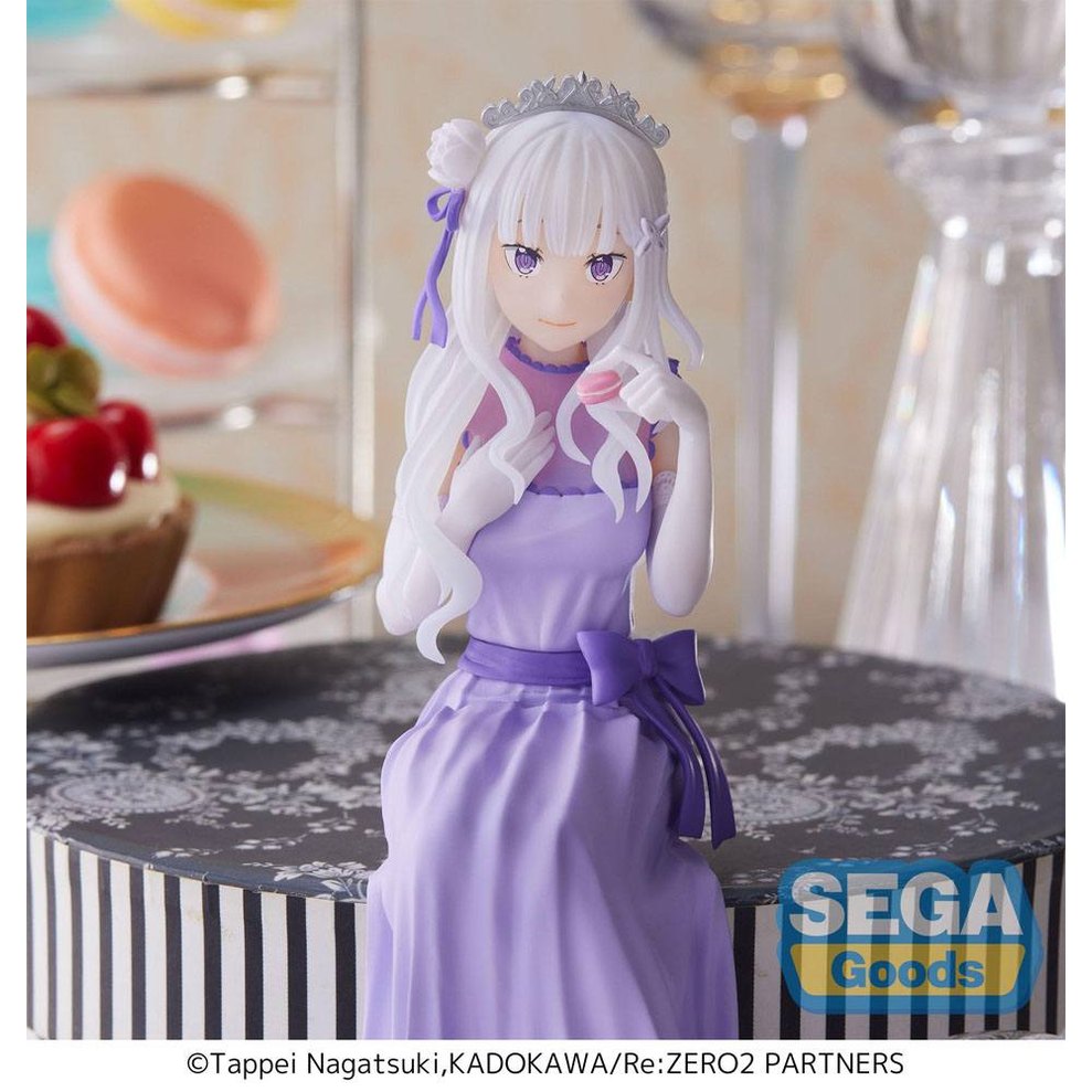Emilia Dressed-Up Party Statue / Sega / 14 cm