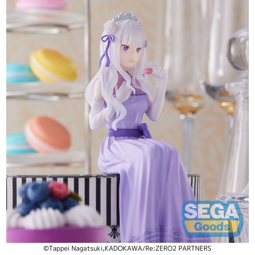 Emilia Dressed-Up Party Statue / Sega / 14 cm