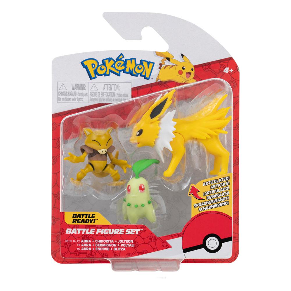 Endivie, Abra, Blitza Pokémon Battlefiguren 5 cm