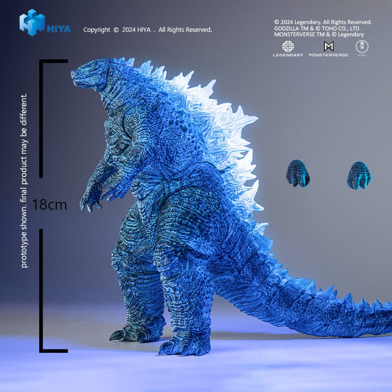 Energized Godzilla Exquisite Basic Actionfigur / Hiya Toys / 18 cm