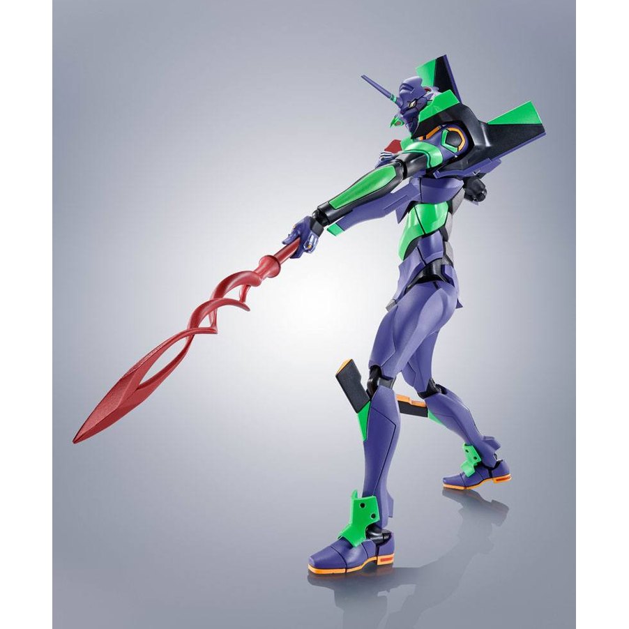 Evangelion Test Type-01 + Spear of Cassius Robot Spirits Actionfigur 17 cm
