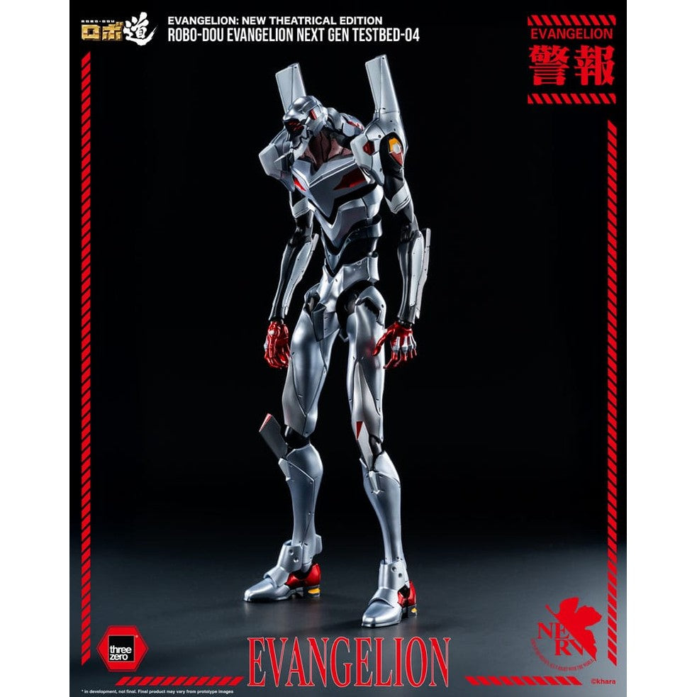 Evangelion Testbed-04 Robo-Dou Actionfigur / Evangelion: New Theatrical Edition / ThreeZero / 25 cm