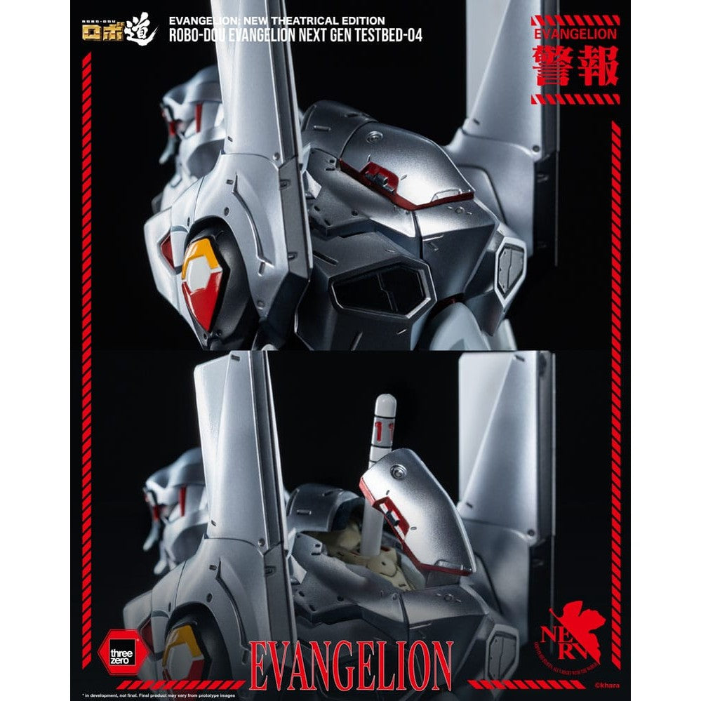 Evangelion Testbed-04 Robo-Dou Actionfigur / Evangelion: New Theatrical Edition / ThreeZero / 25 cm