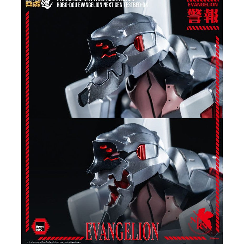 Evangelion Testbed-04 Robo-Dou Actionfigur / Evangelion: New Theatrical Edition / ThreeZero / 25 cm