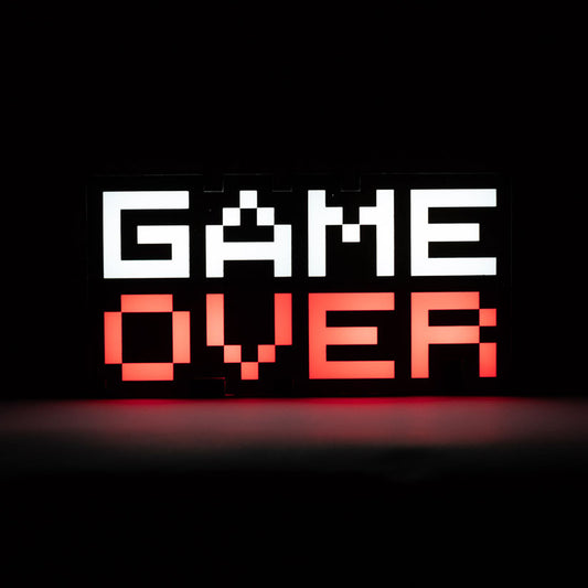 Game Over Leuchte 8-BIT 30 cm