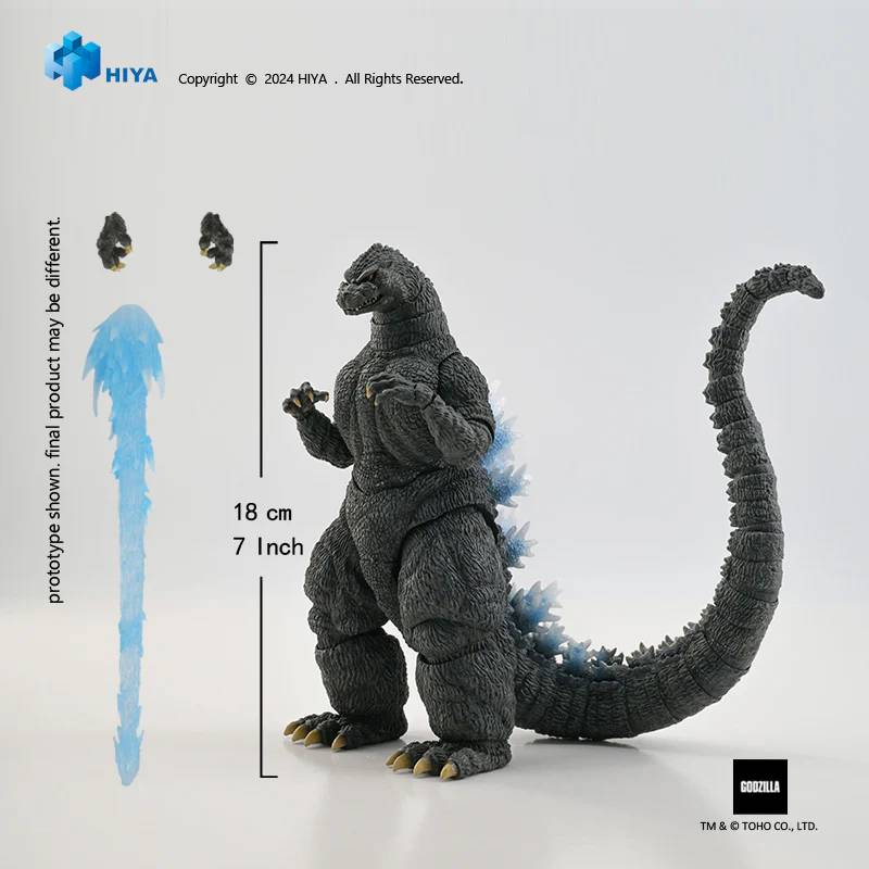 Godzilla / Godzilla - Duell der Megasaurier 1991 / Exquisite Basic Actionfigur / 18 cm / leicht beschädigte Verpackung