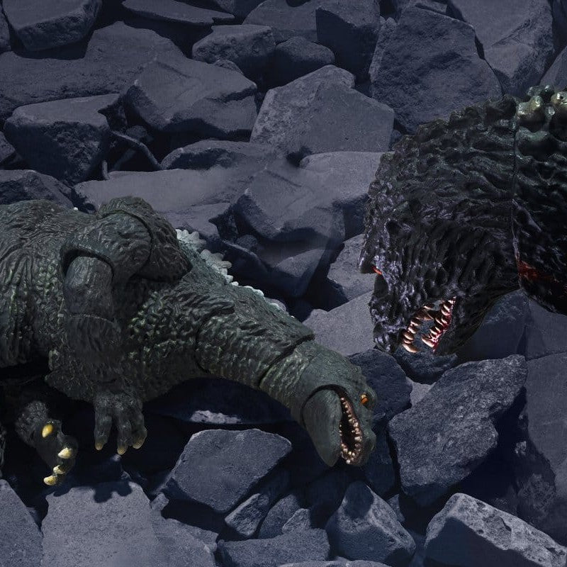 Godzilla Jr & Destoroyah Evolution Set Actionfigur / Godzilla vs. Destroyah / Tamashii Nations S.H.MonsterArts / ca. 10–16 cm