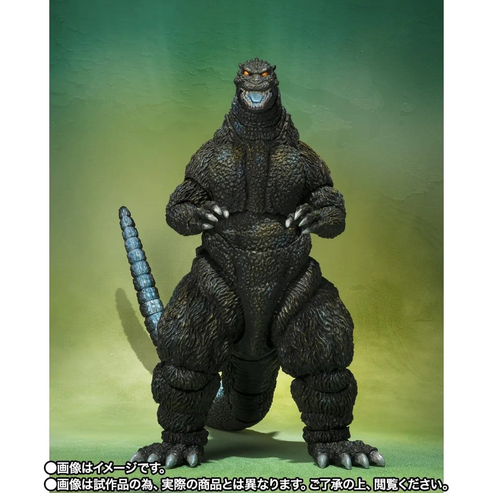 Godzilla S.H.MonsterArts Actionfigur / Godzilla vs. Mechagodzilla II Poster Coloring Version / Godzilla / Tamashii Nations / 16 cm