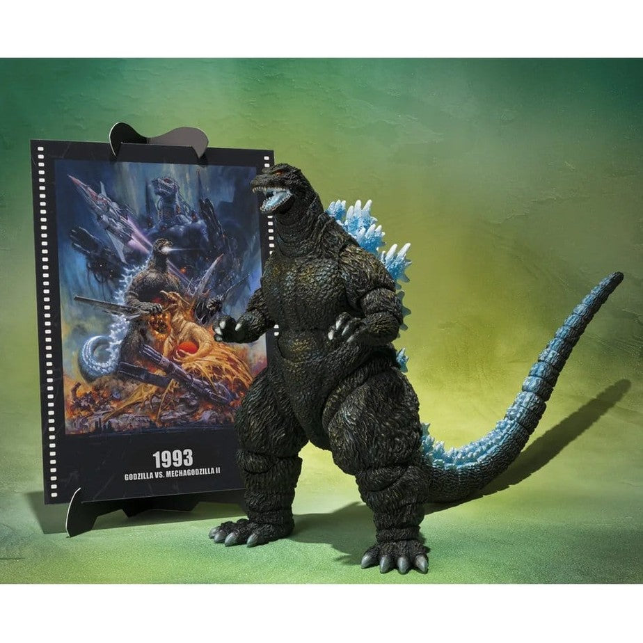 Godzilla S.H.MonsterArts Actionfigur / Godzilla vs. Mechagodzilla II Poster Coloring Version / Godzilla / Tamashii Nations / 16 cm