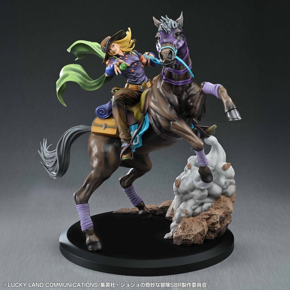 Gyro Zeppeli & Valkyrie PVC Statue / JoJo's Bizarre Adventure: Steel Ball Run / Medicos Entertainment / 31 cm