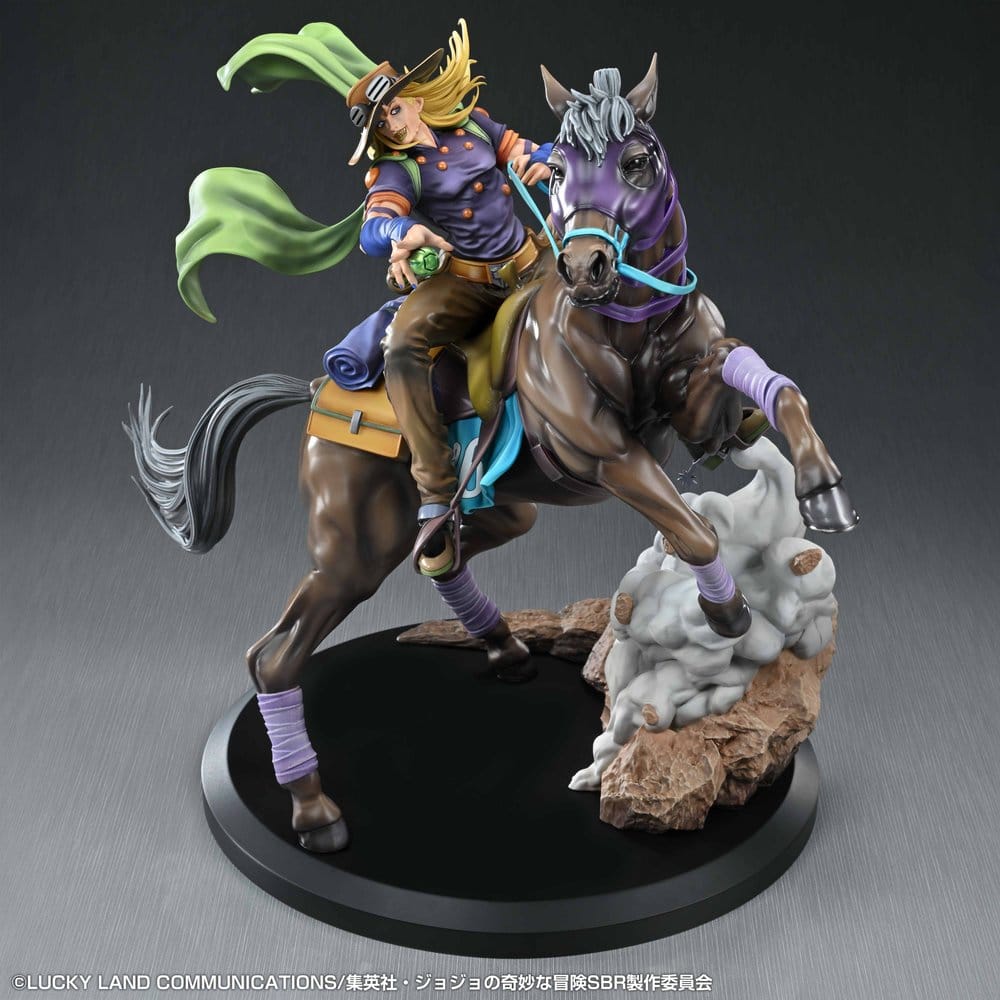 Gyro Zeppeli & Valkyrie PVC Statue / JoJo's Bizarre Adventure: Steel Ball Run / Medicos Entertainment / 31 cm