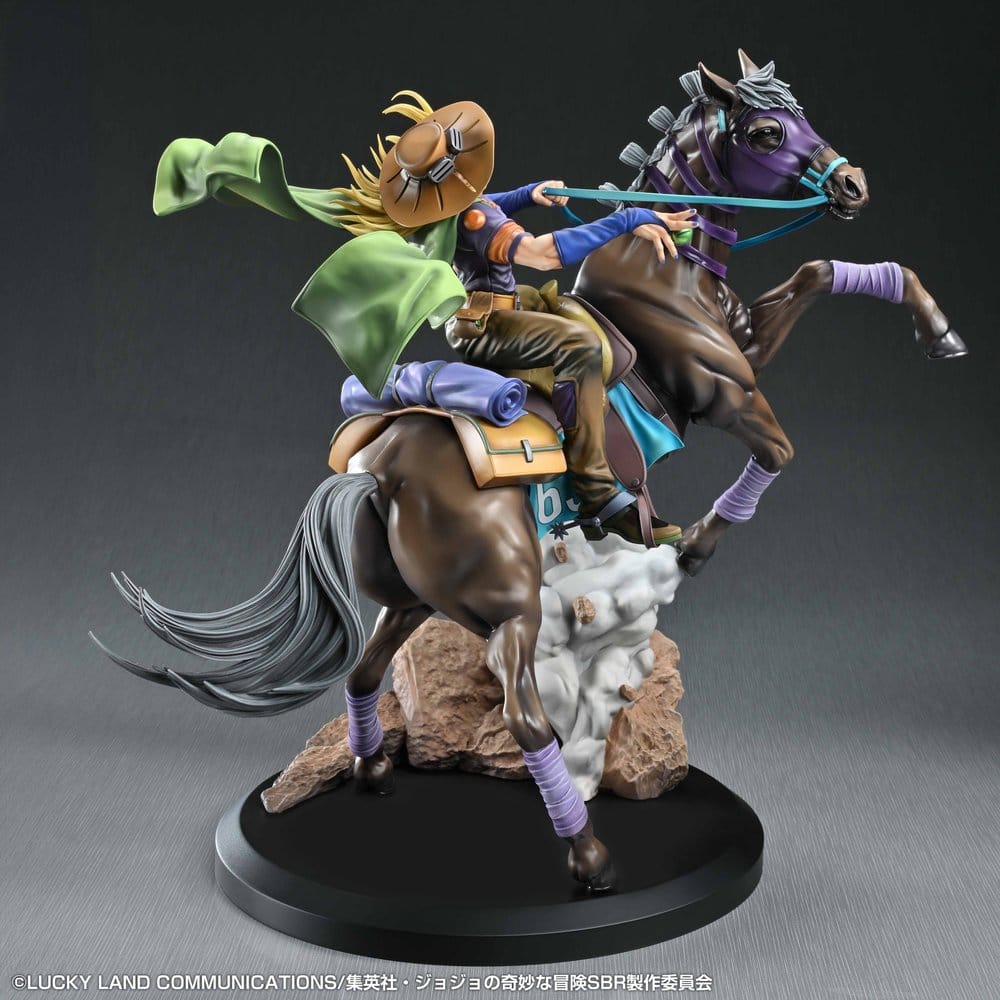 Gyro Zeppeli & Valkyrie PVC Statue / JoJo's Bizarre Adventure: Steel Ball Run / Medicos Entertainment / 31 cm