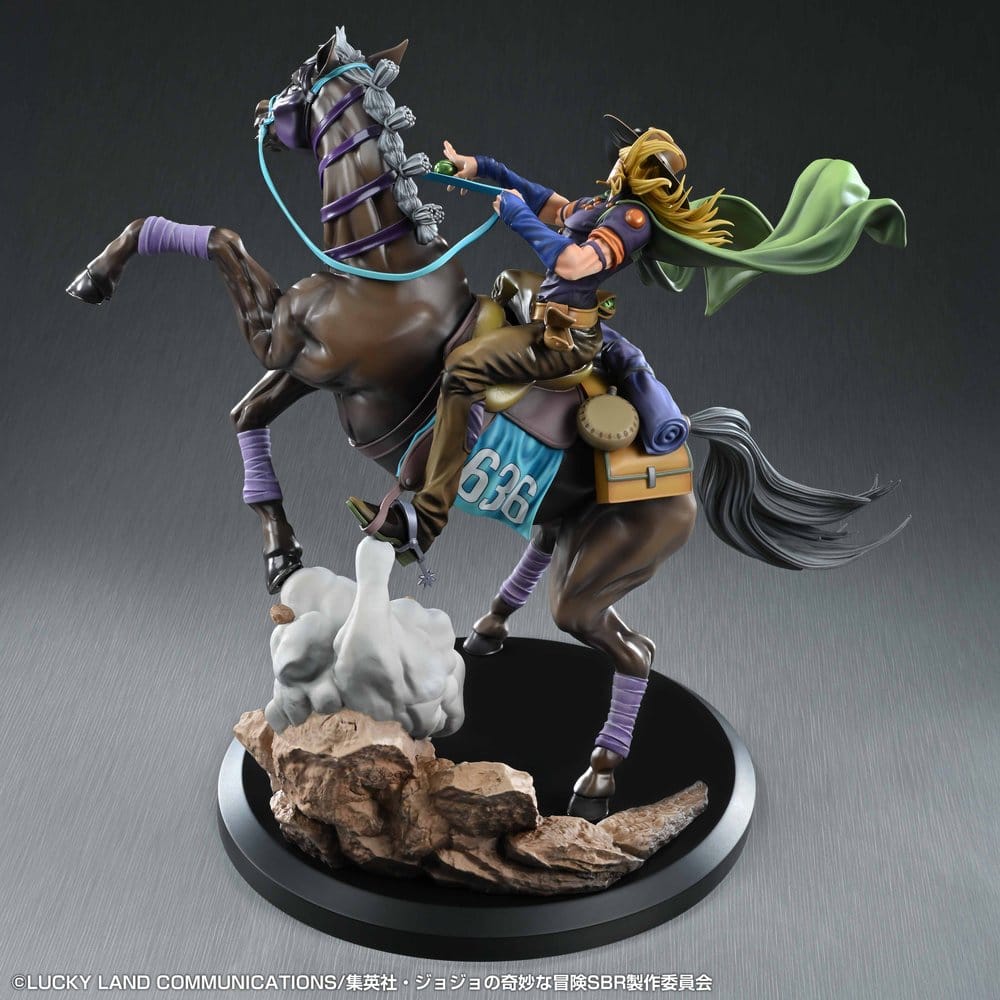 Gyro Zeppeli & Valkyrie PVC Statue / JoJo's Bizarre Adventure: Steel Ball Run / Medicos Entertainment / 31 cm